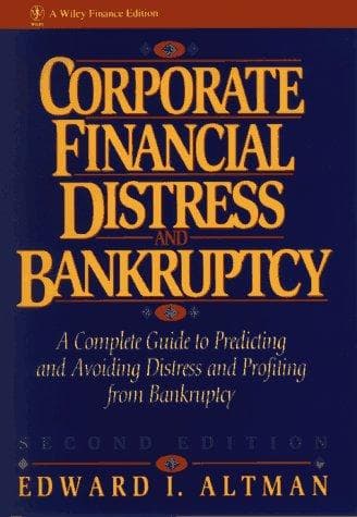 Portada de Corporate financial distress and bankruptcy