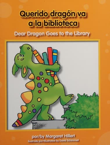 Portada de Querido dragón va a la biblioteca