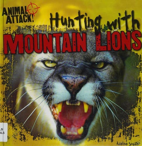 Portada de Hunting with mountain lions