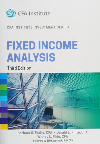 Portada de Fixed Income Analysis