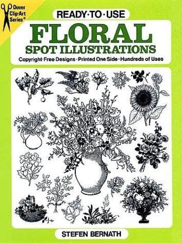 Portada de Ready-to-Use Floral Spot Illustrations (Clip Art)