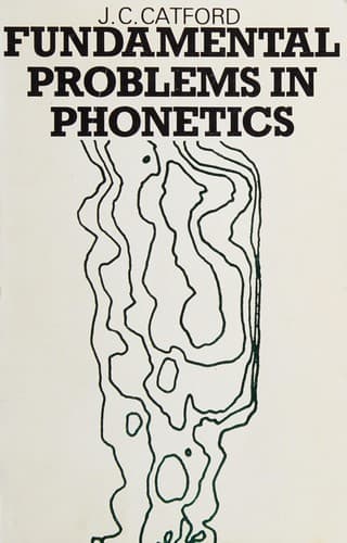 Portada de Fundamental problems in phonetics