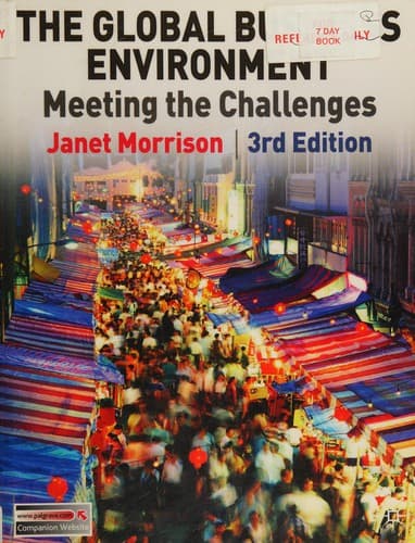 Portada de The global business environment