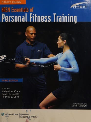 Portada de NASM essentials of personal fitness training