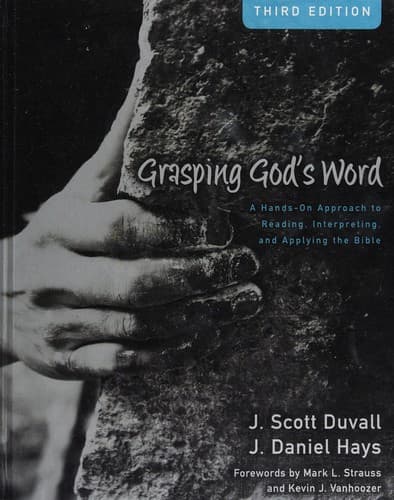 Portada de Grasping God's word