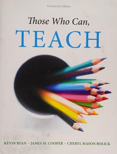 Portada de Those Who Can, Teach