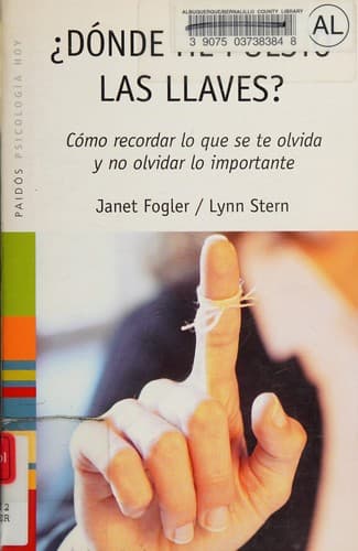 Portada de Dónde he puesto las llaves?