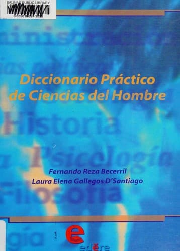 Portada de Dicionario práctico de ciencias del hombre