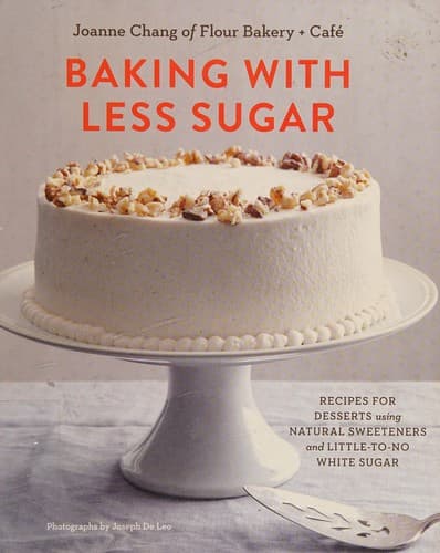 Portada de Baking with less sugar