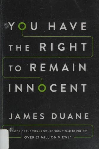 Portada de You have the right to remain innocent