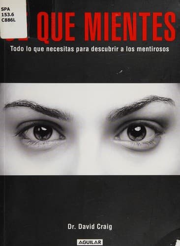 Portada de Sé que mientes