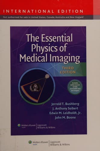 Portada de The essential physics of medical imaging