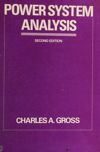 Portada de Power system analysis