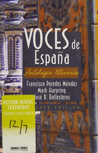 Portada de Voces de España