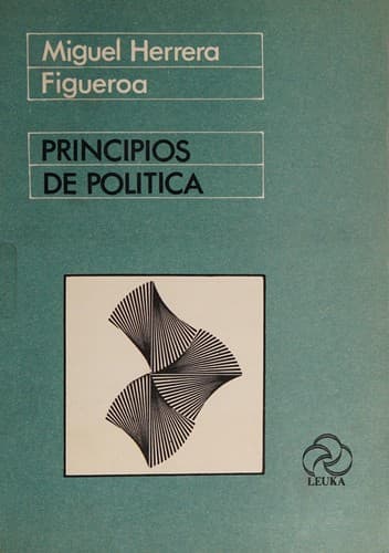 Portada de Principios de política