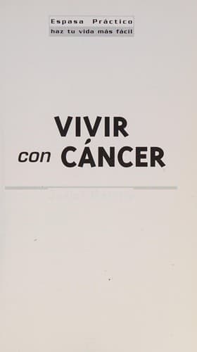 Portada de Vivir con cáncer