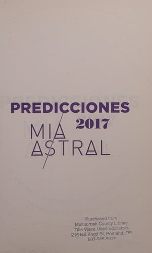 Portada de Predicciones 2017