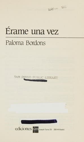 Portada de Érame una vez
