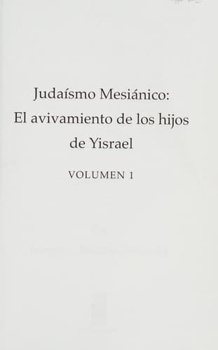 Portada de Judaísmo Mesiánico