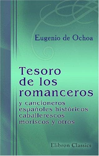 Portada de Tesoro de los romanceros y cancioneros españoles, históricos, caballerescos, moriscos y otros
