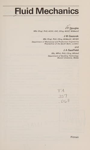 Portada de Fluid mechanics