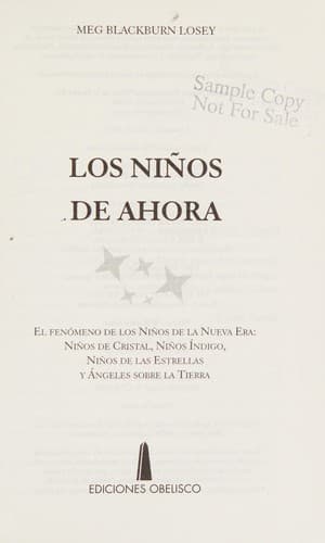 Portada de Los niños de ahora