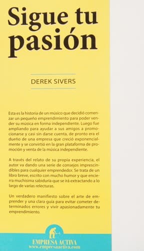 Portada de Sigue tu pasión