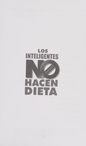 Portada de Los inteligentes no hacen dieta