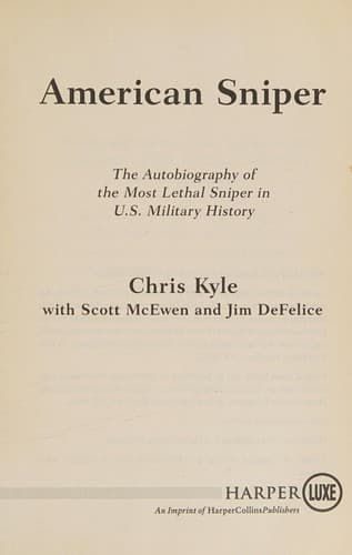 Portada de American sniper