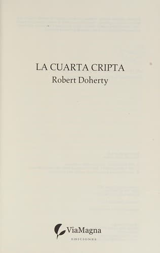 Portada de La cuarta cripta