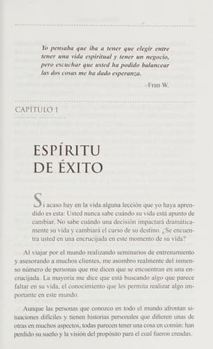 Portada de Espiritu de exito