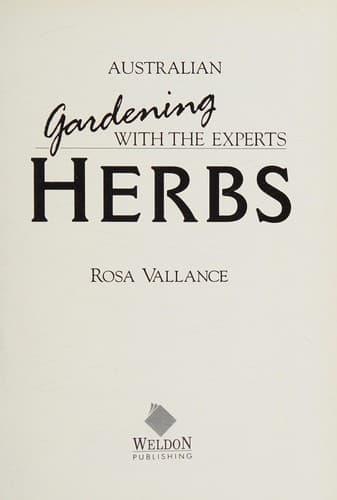 Portada de Herbs