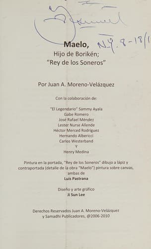 Portada de Maelo, hijo de Borikén, "Rey de los Soneros"