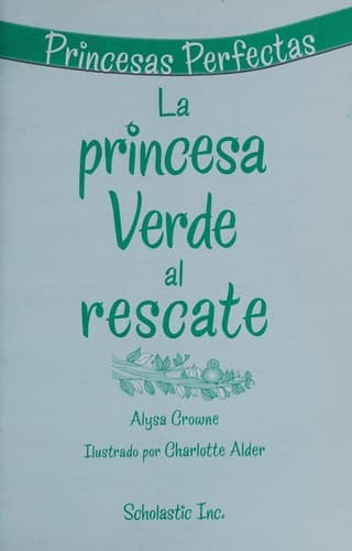 Portada de La princesa verde al rescate