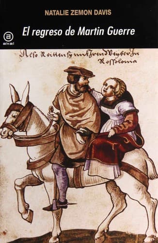 Portada de El regreso de Martin Guerre