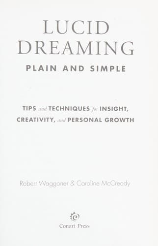 Portada de Lucid dreaming, plain and simple