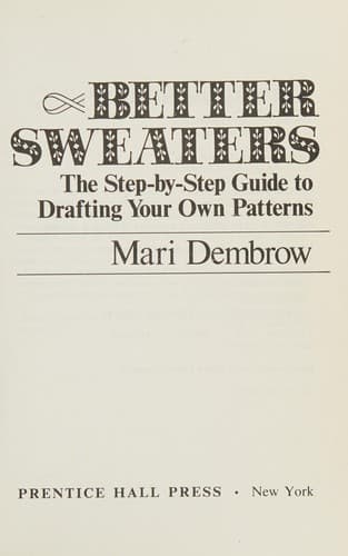 Portada de Better sweaters