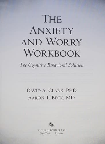Portada de The anxiety and worry workbook