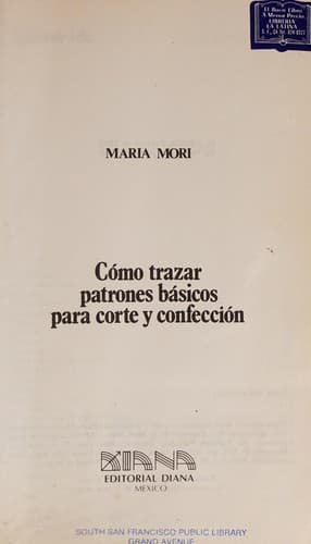 Portada de Cómo trazar patrones básicos para corte y confección