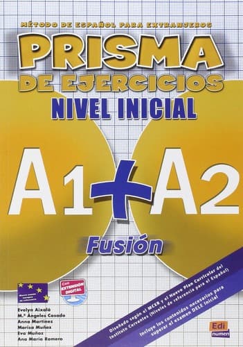 Portada de Prisma de ejercicios - Nivel inicial A1+A2