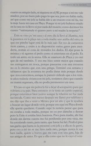 Portada de La (in)diferencia de un instante