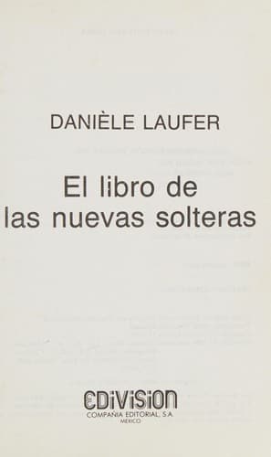 Portada de El libro de las nuevas solteras