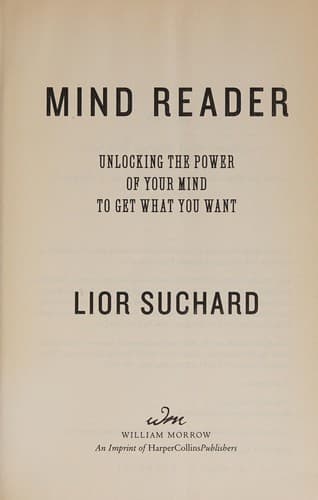 Portada de Mind reader