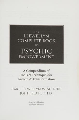 Portada de The Llewellyn complete book of psychic empowerment