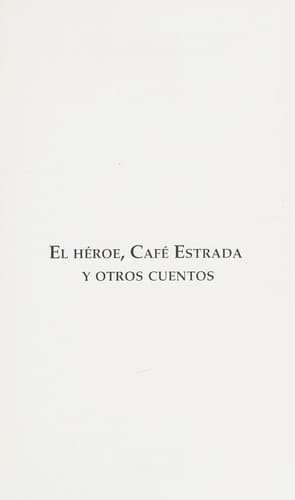 Portada de El héroe, café Estrada