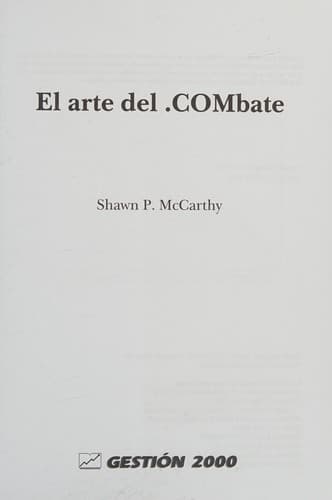 Portada de El Arte del .Combate