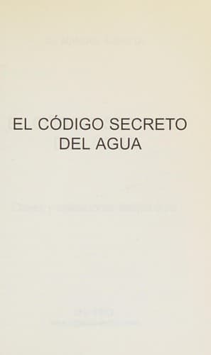 Portada de El Codigo Secreto del Agua