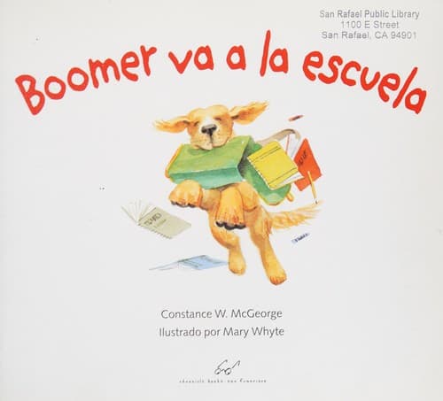 Portada de Boomer va a la escuela