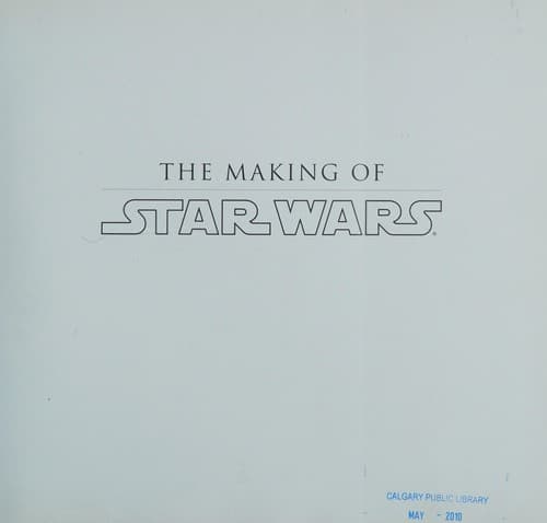 Portada de The making of Star Wars
