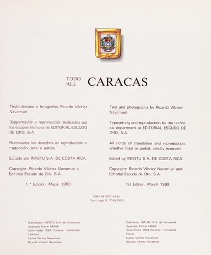 Portada de Todo Caracas